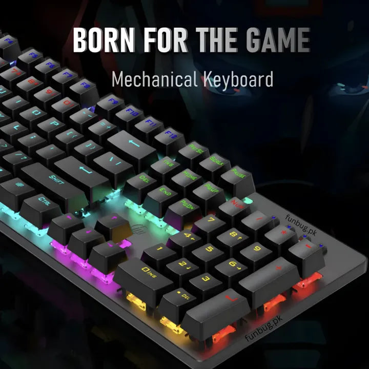 HP GK100F Mechanical Keyboard – RGB Gaming