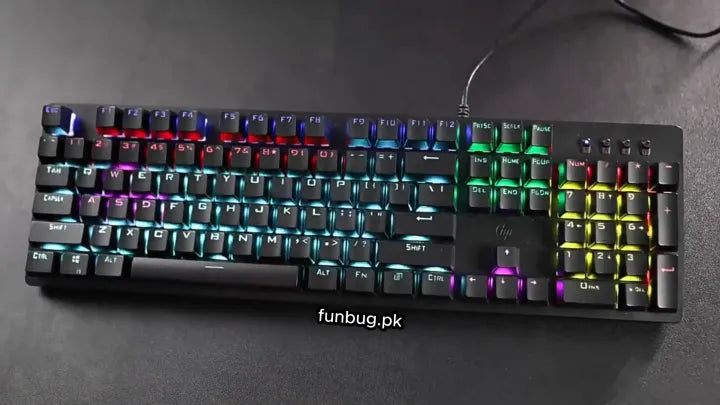 HP GK100F Mechanical Keyboard – RGB Gaming