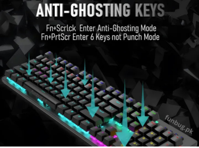 HP GK100F Mechanical Keyboard – RGB Gaming