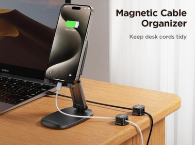 Magnetic Cable Organizer Clips – Wire Holder for Desk & Wall
