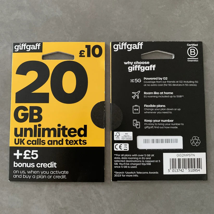 Giffgaff UK SIM